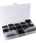 Grab This Awesome 620Pcs Connector Kit With 2.54mm Jumper Wire Pin Header Housing Set Including Sweet Male Crimp Pins Plus Female Terminals For All Your DIY Electronics Projects That Come Off Totally Radical. 620-piece 2.54mm connector kit in plastic case