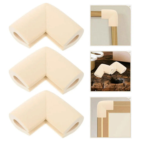 Beige Corner Protectors 20 Pack For Picture Frames, TVs, Mirrors And Fragile Art, Easy No Tool Edge Guards For Shipping And Exhibitions