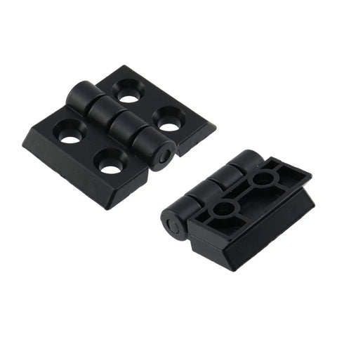Beefy T Slot Door Frame Hinges Kit Zinc Alloy 6 Pack For 2020 Aluminum Extrusion Profiles Black Finish Durable Mounting Hardware