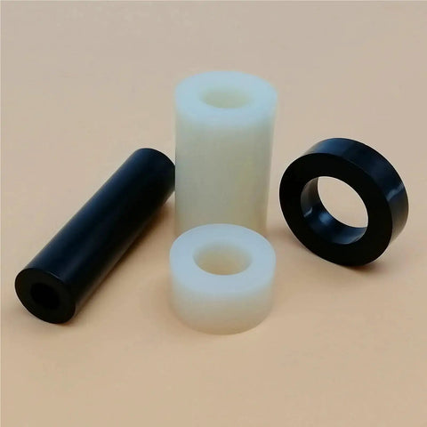 Built Tough Black Abs Nylon Spacers 500 Pc Assortment Kit M3 Through M8 Hollow Round Standoffs Solid Gear For Bead Jewels And Hot Tech Assembly Projects