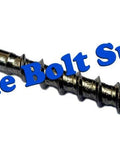 Deck screw, #8 x 2 inch, 316 marine-grade stainless steel with square drive, Marine Bolt Supply