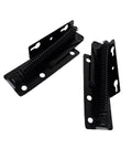 Top Shelf Soft Close Hinges For Toy Box 2 Pack Slick heavy duty matte black hinges with springs for smooth lid support.