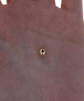 Straight Premium 6MM Gold Filled Round Beads For Jewelry Crafting, shown in hand, smooth seamless shape detail.