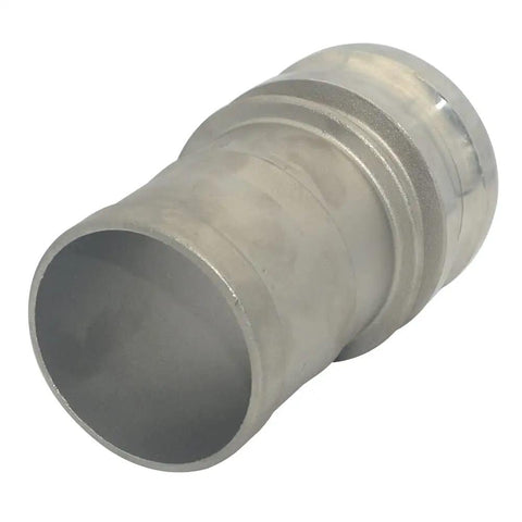 Stainless Steel 316 Hose Barb Fitting Type E Camlock Adapter for Trash Pumps and Vacuum Trucks Built to Last Cam and Groove Hose Fittings 3 Inch Two Pack Heavy Duty, 3 in 316 stainless steel camlock adapter