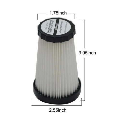 Dirt Devil F2 Vacuum Filter Replacement HEPA, Easy Fit 4 Pack, Keeps Suction Strong For Fast Home Cleaning, Compatible With F2 Upright Vacuums, Part Nos 3SFA11500X And 3F5A11500X, Also Fits 2SFA115000, Attachment Kit