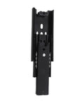 Mini Short Drawer Slides With Soft Close 2 Pack For Kitchen Cabinets, black durable zinc plated steel, easy install, 4 inch length.