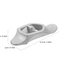 Heavy Duty Cutter Hand Guards 2 Pack For DIY Knife Handle Builds with dimensions and stainless steel material