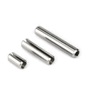 Slotted Spring Pins 304 Stainless Steel Split Dowel Roll Pin Set 1.5mm To 6mm Diameters shown in various sizes