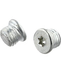 Heavy Duty Metal Transmission Grease Screws 2 Pack For HS75 HS80 HS85 HSA130R And HSA60 Outdoor Power Gear close-up view of metal screws