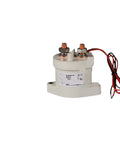 Built Different Heavy Duty EV Power Relay With No And NC Terminals For Fast Acting Protection and Rock Solid High Voltage Current Handling In Small Compact Energy Systems, compact size with wires and connections.