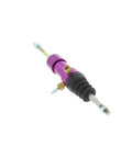 Swing Mount Hydraulic Clutch Pedal Kit With 7:1 I Beam Arm, Non Slip Waffled Pad, Lateral Adjustable Reach, Lightweight Durable Construction For Smooth Street And Track Shifts, purple master cylinder