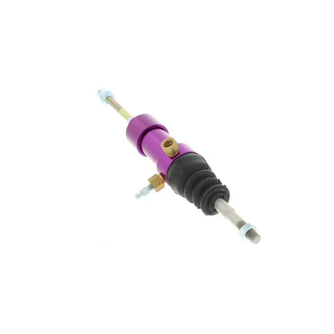 Swing Mount Hydraulic Clutch Pedal Kit With 7:1 I Beam Arm, Non Slip Waffled Pad, Lateral Adjustable Reach, Lightweight Durable Construction For Smooth Street And Track Shifts, purple master cylinder