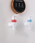 Close-up of faucet controls on Countertop Water Dispenser With Hot Cold And Room Temperature Settings Desktop Water Cooler