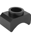 Beefy Billet Aluminum Lifting Saddle Adapter For Bottle Jack And Floor Jack, Portable Axle Interface Tool, Durable Black Finish