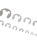 Stainless Steel Retaining Ring Kit, 400 Pcs Circlip Assortment For Transmission Shafts And Gears, Sizes From 1.5mm To 15mm.