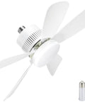 Remote Pairing Required, Socket Light Ceiling Fan With Light No Fuss Setup, Turbo Airflow, Whisper Quiet Operation, Memory Save, Smooth Dimming