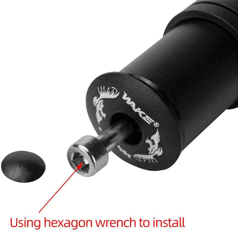 Adjustable Stem Riser And Fork Extender For Mountain Road MTB BMX And Fixie Aluminum Alloy Handlebar Raiser With hex wrench shown