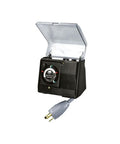 Beefy Outdoor Plug-In Timer With 24-Hour Programmable Schedule, Grounded, Two On/Off Settings, Weatherproof Flip-Open Cover