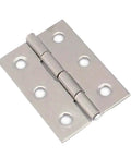 Ten Piece Stainless Steel Flat Cabinet Hinges Set, Rust Resistant, Smooth Swivel, Easy Install, For Cabinets, Windows And Wood Furniture