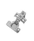 Black Cabinet Door Hinges 1/2 Inch Partial Overlay For Face Frame Cabinets With Door Bumper, Metal 20 Pack CH300 BK P20