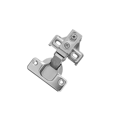 Black Cabinet Door Hinges 1/2 Inch Partial Overlay For Face Frame Cabinets With Door Bumper, Metal 20 Pack CH300 BK P20