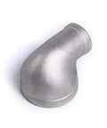 Top Tier 304 Stainless Steel 90 Degree Elbow Reducer Pipe Fitting 3/4 To 1/2 Inch Npt Female Thread, side view