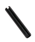 Roll Pin Assortment Kit 120 Pieces, 15 Sizes From 1.6mm To 9.5mm, Black Plated For Rust Resistance, Includes Blow Molded Tray, Professional Grade Pins For Quick Fixes, Repairs, And Heavy Duty Projects; black roll pin close-up