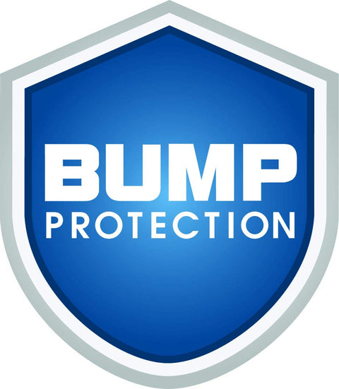 Illustration of blue shield with 'Bump Protection' text for Bluetooth Smart Lock Deadbolt With Keypad