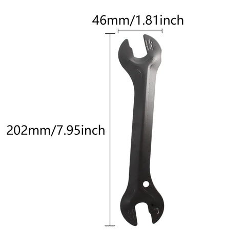 Bike Hub Cone Wrench 13 14 15 16mm Double Sided Pedal Wrench Drum Style Four In One All Purpose Wheel Cone Adjuster