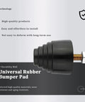 2 Pack Car Suspension Bump Stops Rubber Bumper Stop Kit With Nuts For Superior Shock Absorption And Cushioned Protection Tough