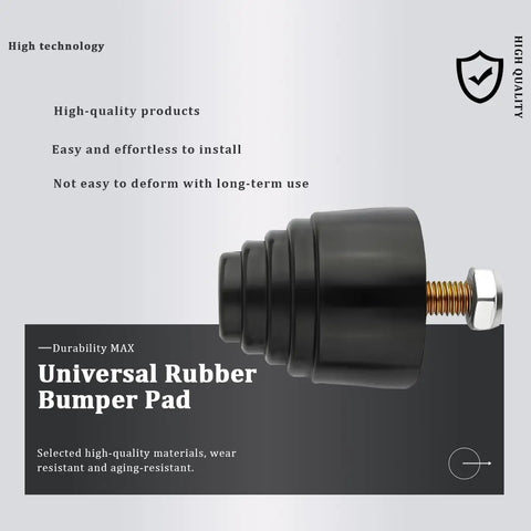 2 Pack Car Suspension Bump Stops Rubber Bumper Stop Kit With Nuts For Superior Shock Absorption And Cushioned Protection Tough