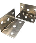 Sturdy Bulk Pack Of One Thousand Heavy Duty Galvanized L Shape Corner Braces solid metal joint connectors with pilot holes.