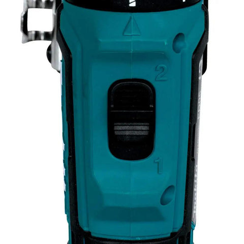 Close-up of the dial on the Super Lightweight 12v Max CXT Cordless Two Piece Combo Kit drill.