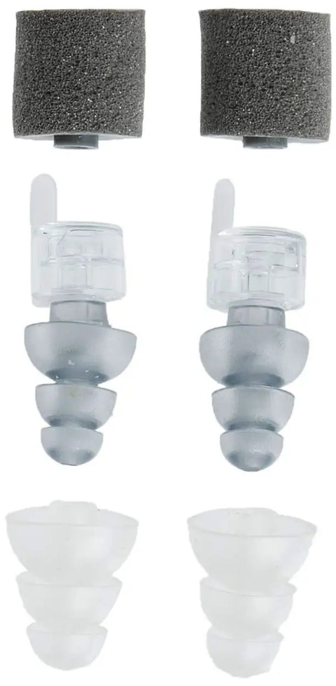 High Fidelity Ear Plugs For Concerts And Musicians With Universal Fit, Standard Large And Foam Tips, Interchangeable Ear Tips