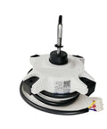 Heavy Duty Air Conditioning Fan Motor ZKFN 125 8 3 For Home Appliance And Industrial Machinery with a black and white design.