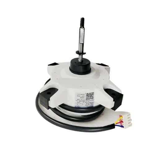 Heavy Duty Air Conditioning Fan Motor ZKFN 125 8 3 For Home Appliance And Industrial Machinery with a black and white design.