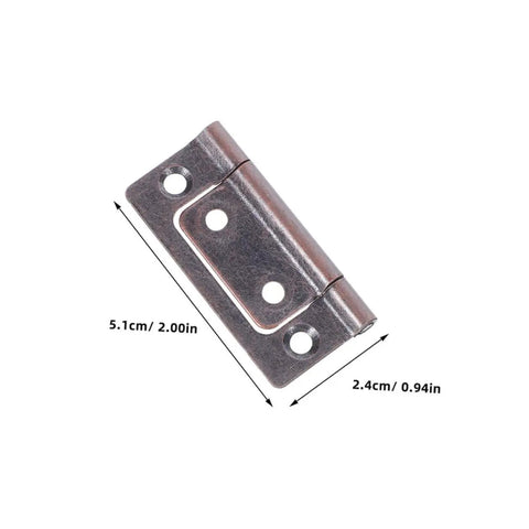 Heavy Duty Stainless Steel Flush Cabinet Hinges 12 Piece Whisper Quiet Close Non Mortise Swing Door Hardware dimensions