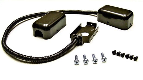 Power Transfer Kit For Electrified Exit Doors 20 Inch Alarmed Door Security Wire Conduit In Oil Rubbed Bronze with screws