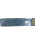 Heavy Duty Precision Linear Motor With High Thrust And Knockout Low Vibration Motion, side view of metal housing with safety labels.