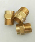 Pro Grade Brass Hose Fitting Set 3/8, 1/2, 3/4, 1 Inch BSP Male to Solder Cup Connector