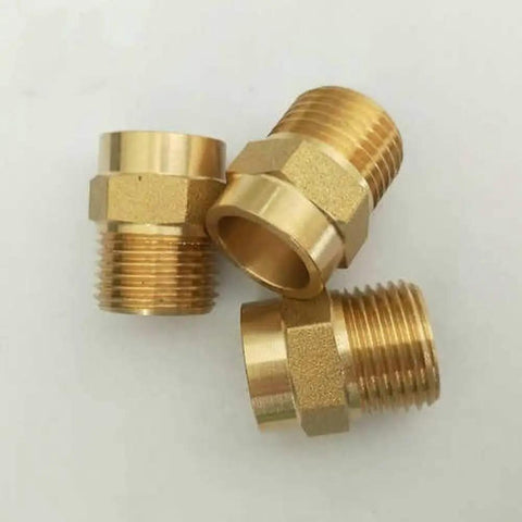 Pro Grade Brass Hose Fitting Set 3/8, 1/2, 3/4, 1 Inch BSP Male to Solder Cup Connector