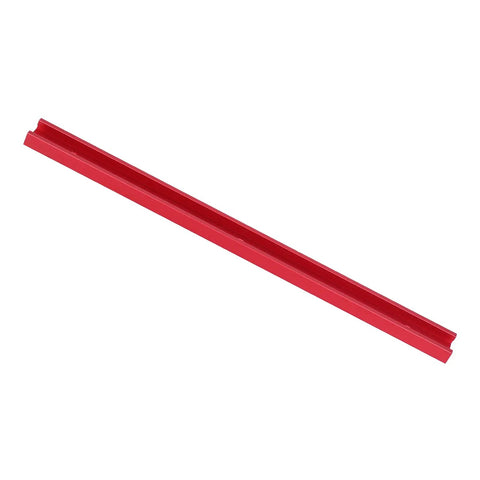 Aluminum Miter Track 400mm T Slot Guide Rail For Table Saws Milling Machines Band Saws in red aluminum side view