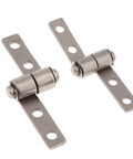 Two Pack Nickel 0.1 N.m 360 Degree Rotation Torque Type Friction Positioning Hinges With 3.3 mm Holes And 19 mm Length For Automotive Use