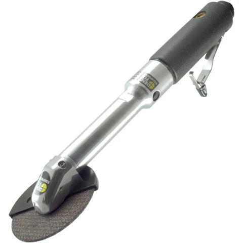 Professional Grade Corner Angle Grinder Heavy Duty Power Tool with steel body and angled disc for precision grinding.