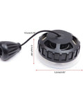 2 Inch Underwater Scuba Diving BCD Dump Valve And Over Pressure Release Valve with dimensions, ABS plastic construction