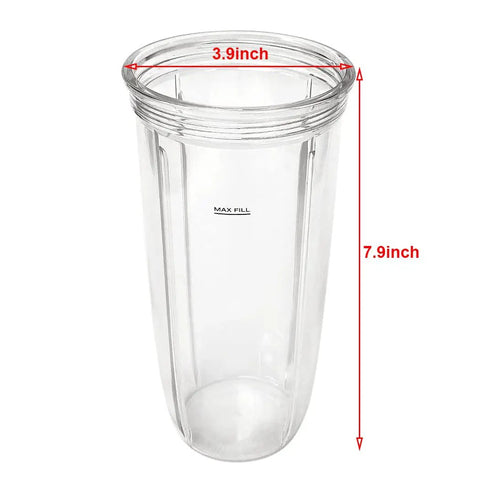 Replacement Blade Kit With 32 Oz Cup And Lid For NutriBullet Blenders Pro 1000 Select 2 0 And Blender Combo Fits 1200W Cup Dimensions