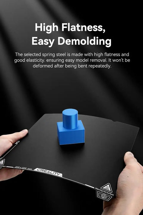 Heavy Duty Magnetic Pei Build Plate For Creality Ender 3 Series 235X235mm Rock Solid Adhesion And Super Slick Surface That Lets You Peel Finished Models Daily Like A Total Breeze Badass Flexible Steel Bed