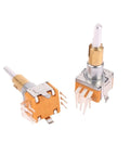 Dual Shaft Axis Rotary Encoder With Push Button Switch For Precision Angle Measurement In Industrial Equipment 360 Degree Rotation