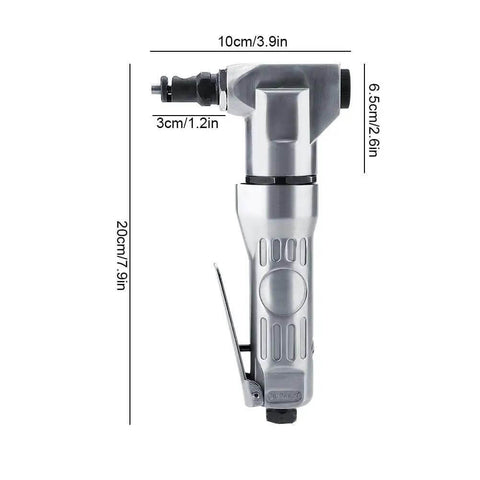 Air Nibbler Metal Cutter Drill Attachment 2800 RPM Shears Tool For Automotive Sheet Metal Work DIY Friendly Lightweight Durable Alloy Cutter