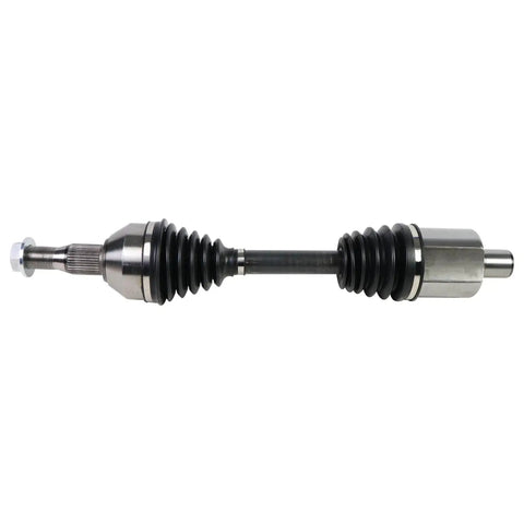 Left Front Driver Side CV Axle Shaft Assembly For Cars Heat Treated Quiet Ride Tech Premium Strength Extensive Quality Control Lifetime Warranty Built For Long Lasting Smooth Performance, front view